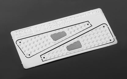 RC4WD METAL FRONT SIDE HOOD DIAMOND PLATES FOR 1/18 GELANDE II D90