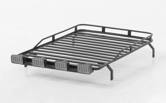 Roof Rack with Light Pods for 1/18 Gelande D90 (Black)