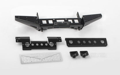 RC4WD METAL FRONT BUMPER W/LIGHTS FOR GELANDE II D90/D110