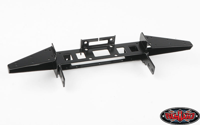RC4WD VVV-C0286 Metal Front Bumper with Stinger and Lights detail view 3