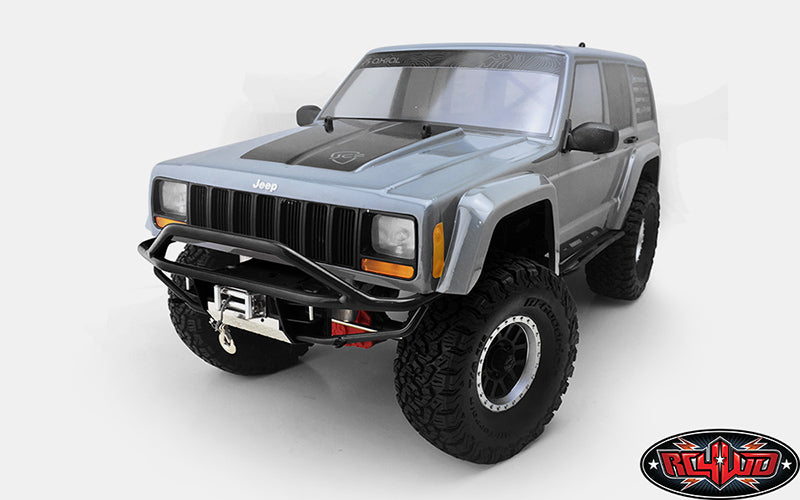 RC4WD VVV-C0337 Krabs Front Bumper installed application view 6