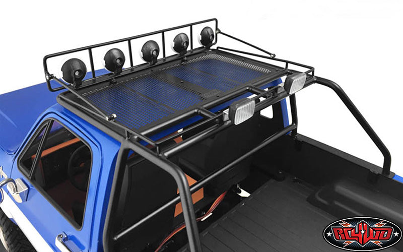 RC4WD VVV-C0357 installed cargo rack and lighting detail
