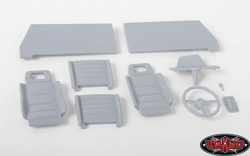 RC4WD Interior Package VVV-C0378 cockpit and seat detail