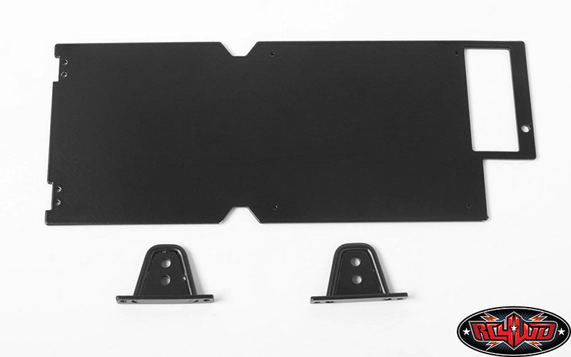 RC4WD VVV-C0380 Metal Rear Bed Style A tailgate and lamp detail