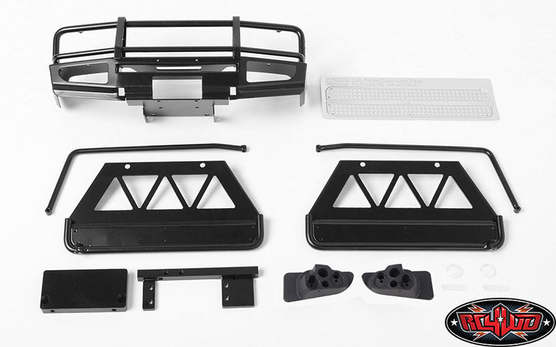 RC4WD Trifecta LC70 bumper sliders side bars complete set