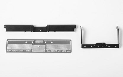 RC4WD TRIFECTA REAR BUMPER FOR LAND CRUISER LC70 BODY