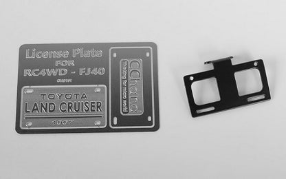 RC4WD FRONT LICENSE PLATE SYSTEM FOR G2 CRUISER