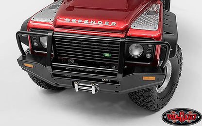 RC4WD Metal Front Winch Bumper VVV-C0469 installed on TRX-4 Defender