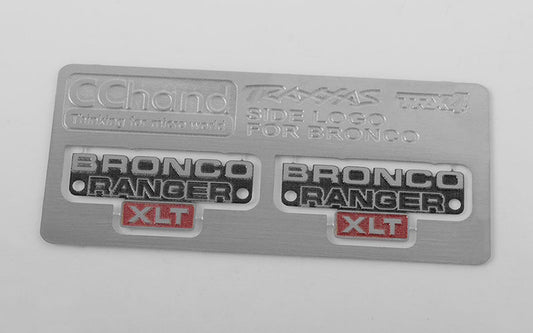 Side Metal Emblem for Traxxas TRX-4 '79 Bronco Ranger XLT