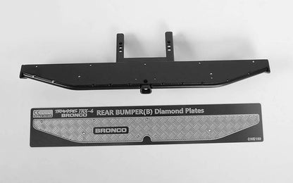 RC4WD KS Rear Bumper for Traxxas TRX-4 '79 Bronco Ranger XLT (Black)
