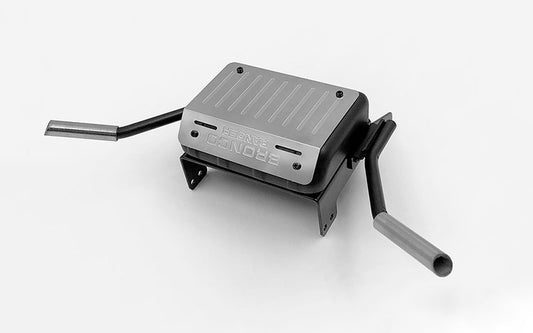 Fuel Tank W/Dual Exhaust for Traxxas TRX-4 '79 Bronco Ranger XLT