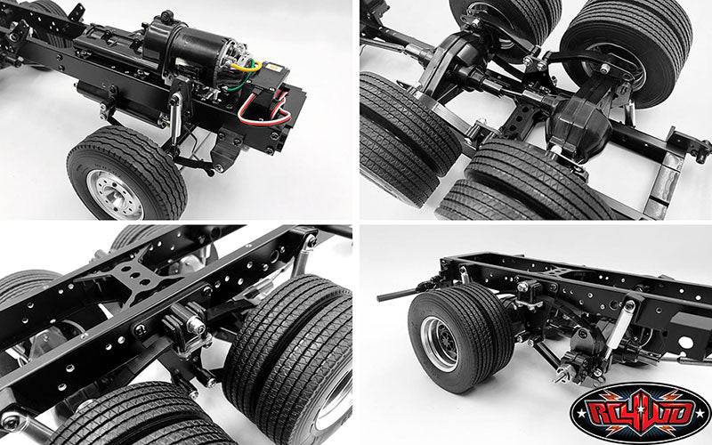 RC4WD VVV-C0525 Body Lift Kit installed Arocs tipper truck view