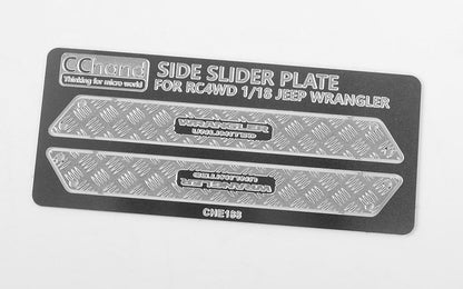 RC4WD METAL SIDE DIAMOND PLATES FOR 1/18 GELANDE II BLACK ROCK