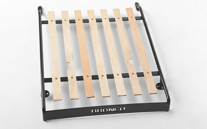 Wooden Roof Rack for Traxxas TRX-4 '79 Bronco Ranger XLT (Black)