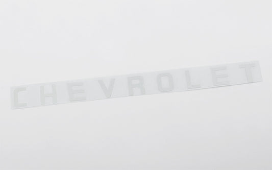 Rear Metal Logo for Axial SCX10 II 1969 Chevrolet Blazer (White)