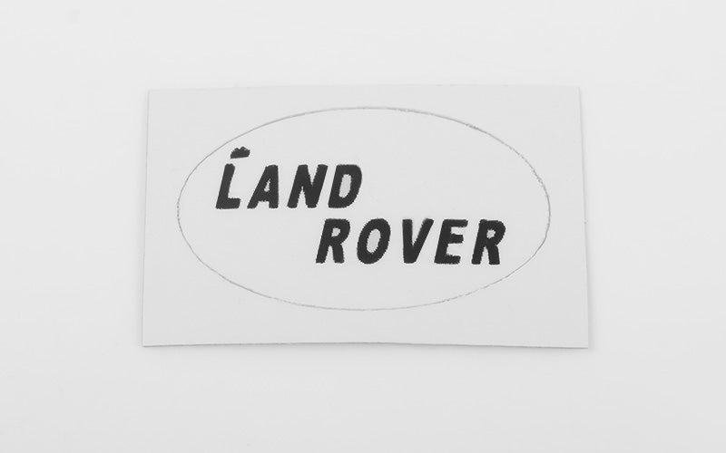Rear Logo Decal for JS Scale 1/10 Range Rover Classic Body