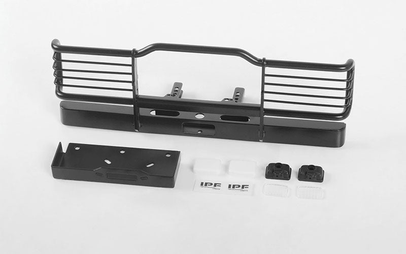 Camel Bumper W/ Winch Mount and IPF Lights for Traxxas TRX-4 Land Rover Defender