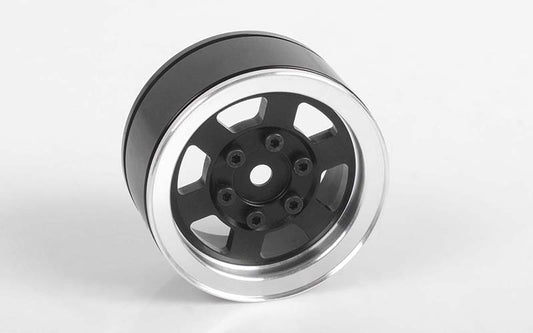 Six-Spoke 1.55" Internal Beadlock Wheels (Black)