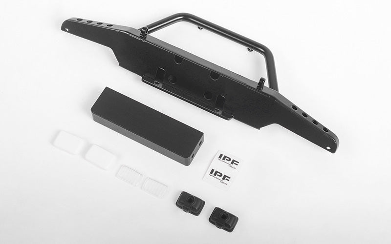 Steel Stinger Front Winch Bumper w/ IPF Lights for Redcat GEN8 Scout II 1/10 Scale Crawler