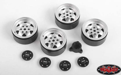 RC4WD VVV-C0849 OEM XJ 1.9 beadlock wheels with tire example