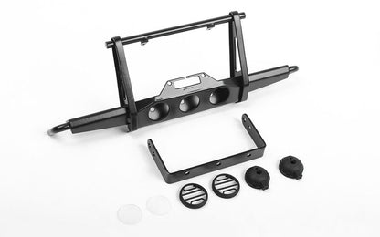 RC4WD SHIRYA FRONT WINCH BUMPER W/LIGHTS FOR VANQUISH VS4-10 ORIGIN BODY (BLACK)