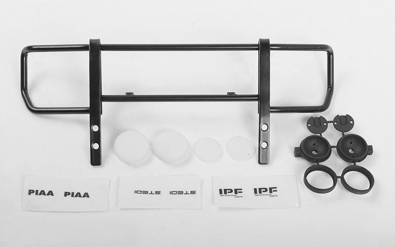 Command Front Bumper w/ White Lights for Traxxas Mercedes-Benz G 63 AMG 6x6