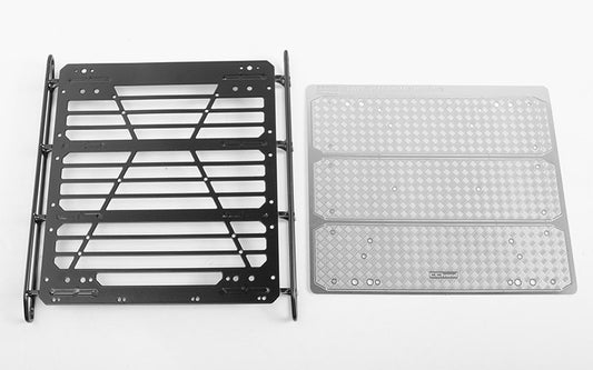 Command Roof Rack w/ Diamond Plate for Traxxas Mercedes-Benz G 63 AMG 6x6 (Style B)