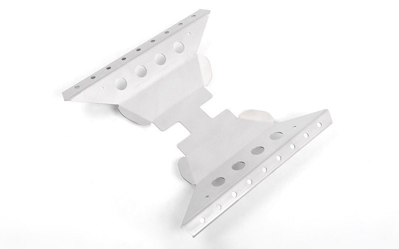 Oxer Transfer Case Guard for Axial Capra 1.9 Unlimited Trail Buggy (Silver)