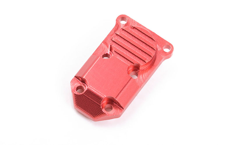 Micro Series Diff Cover for Axial SCX24 1/24 RTR (Red)