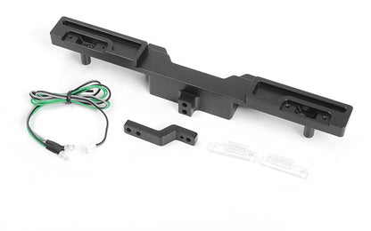 RC4WD OXER REAR BUMPER W/TOWING HOOK, BRAKE LENSES & LED LIGHTS FOR TRAXXAS TRX-4 MERCEDES-BENZ G-500