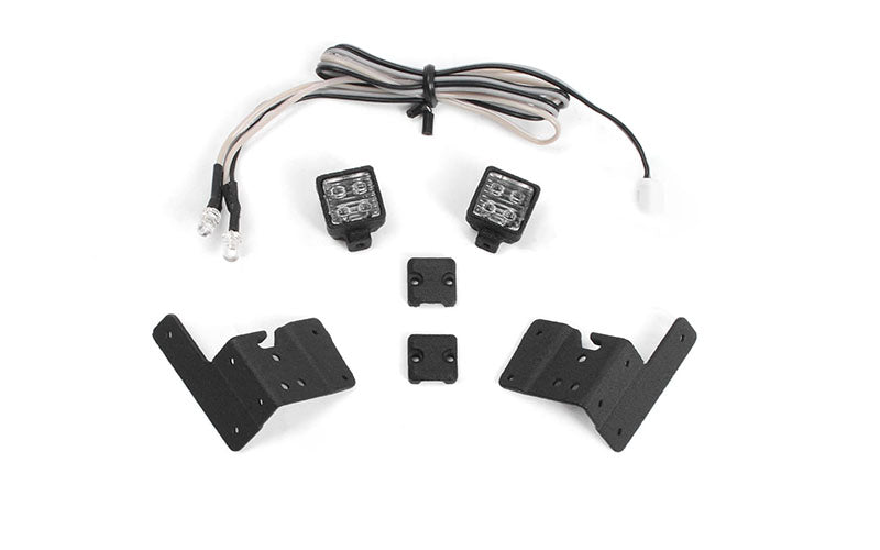 Pillar Lights w/ LED Light Kit for Axial 1/10 SCX10 III Jeep (Gladiator/Wrangler)