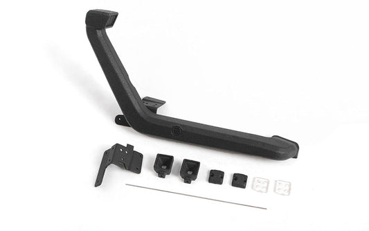 Snorkel w/ Flood Lights and Antenna for Axial 1/10 SCX10 III Jeep (Gladiator/Wrangler)