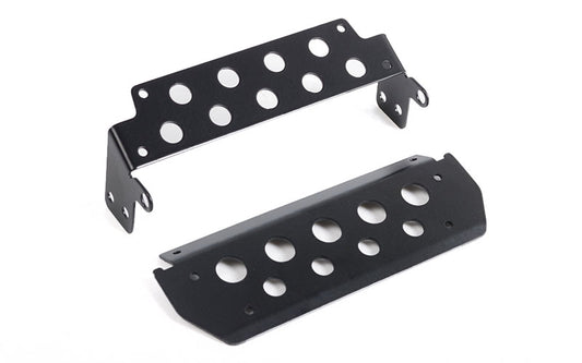 Steel Steering Guard for RC4WD Gelande II 2015 Land Rover Defender D90 (Black) (Pick-up/SUV)
