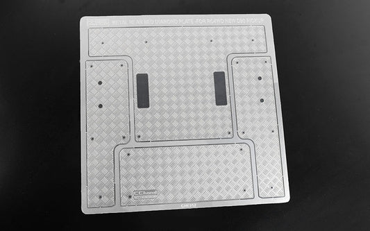 Steel Rear Bed Diamond Plates for RC4WD Gelande II 2015 Land Rover Defender D90 (Pick-Up)