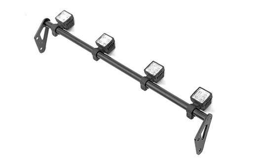 Steel Roof Light Bar w/ Flood Lights for RC4WD Gelande II 2015 Land Rover Defender D90 (Pick-up/SUV)