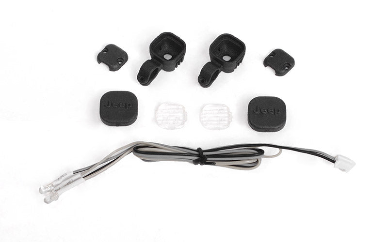 Offroad Light Set W/ LED Light Kit for Axial 1/10 SCX10 III Jeep (Gladiator/Wrangler)