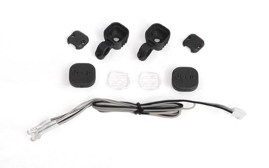 Offroad Light Set W/ LED Light Kit for Axial 1/10 SCX10 III Jeep (Gladiator/Wrangler)