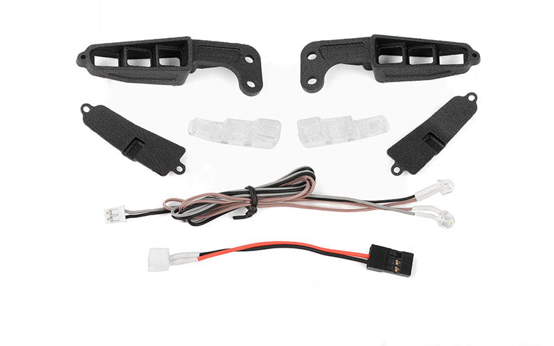 Fog Lights W/ LED Lighting System for Traxxas TRX-4 2021 Ford Bronco