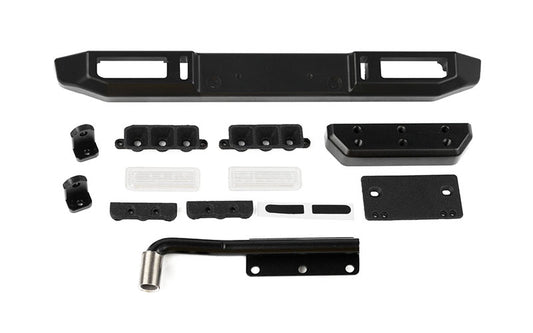 Guardian Steel Rear Bumper W/ Exhaust for MST 4WD Off-Road Car Kit W/ J4 Jimny Body (Style A)