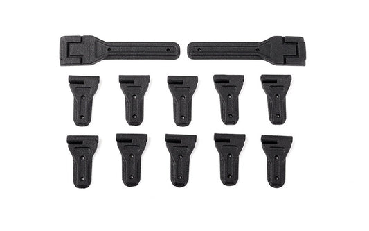 Complete Door and Tailgate Hinge Set for Axial SCX6 JEEP Wrangler JLU
