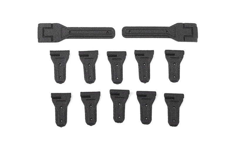 Complete Door and Tailgate Hinge Set for Axial 1/10 SCX10 Jeep Wrangler