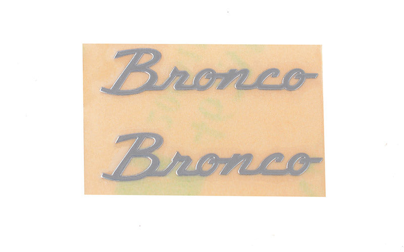 Body Decals for Traxxas TRX-4 2021 Ford Bronco (Silver)