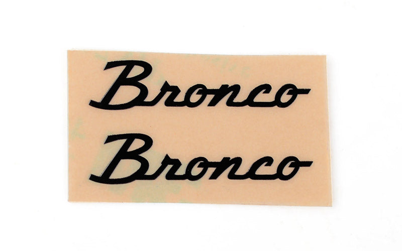 Side Metal Emblem for Axial SCX10 III Early Ford Bronco (Black)