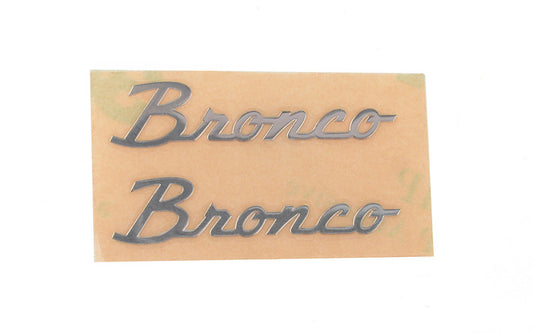 Side Metal Emblem for Axial SCX10 III Early Ford Bronco (Silver)