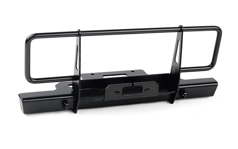 Oxer Steel Front Winch Bumper for Axial SCX10 III Early Ford Bronco (Black)
