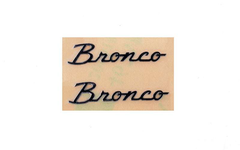 Body Decals for Traxxas TRX-4 2021 Ford Bronco (Black)
