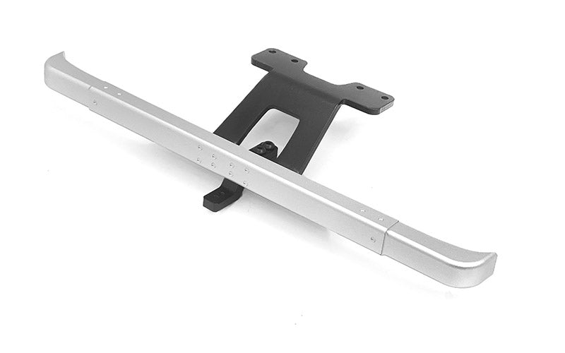Classic Rear Bumper W/Tow Bar for RC4WD Trail Finder 2 Truck Kit "LWB" W/ 1980 Toyota Land Cruiser FJ55 Lexan Body Set (Silver)