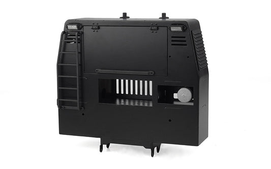 Headache Rack Cabinet w/ Battery Box for Traxxas TRX-6 Ultimate RC Hauler (Black)