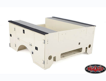 RC4WD VVV-C5006 Aluminum Utility Bed rear and tailgate detail