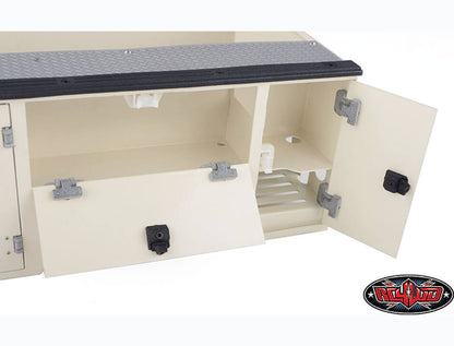 RC4WD VVV-C5006 Aluminum Utility Bed installed on Chevrolet K10 Scottsdale